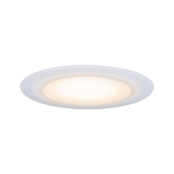 Paulmann 999.43 Premium LED Einbauleuchte Dim to Warm Suon IP44 rund 90mm 5W 450lm 230V dimmbar Dim to warm Satin/Weiß