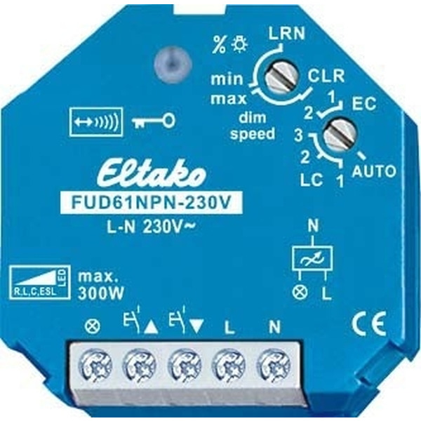 Eltako FUD61NPN-230V Funkaktor Universal Dimmschalter 30100835
