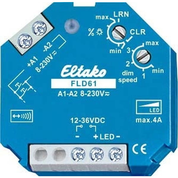 Eltako FLD61 Funkaktor Dimmschalter PWM-LED 12-36VDC 4A 30100837