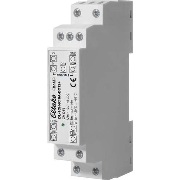 Eltako DL-1CH-R16A-DC12+ 1-Kanal DALI-LED-Dimmer 16A für Hutschiene 33000022