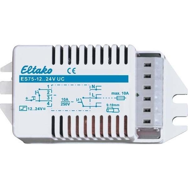 Eltako ES75-12..24V UC Stromstoßschalter für Einbau 1S 10A 60100055