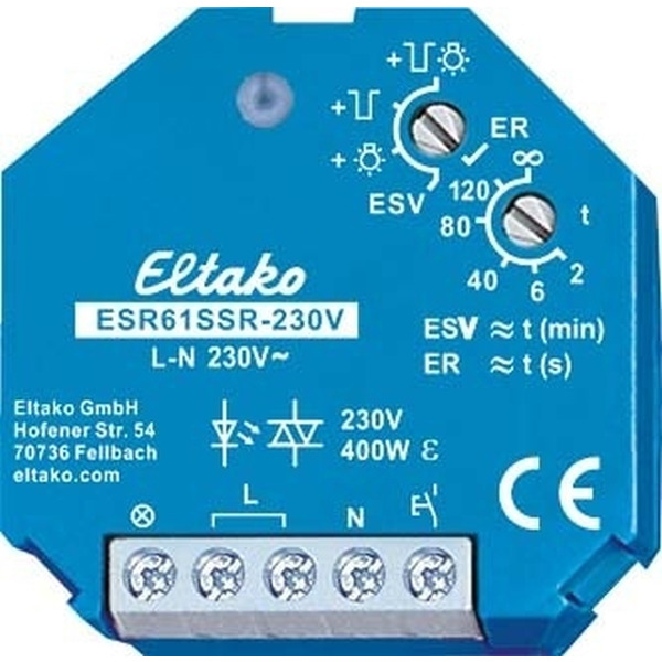 Eltako ESR61SSR-230V Stromstoß-Schaltrelais geräuschlos 61100003