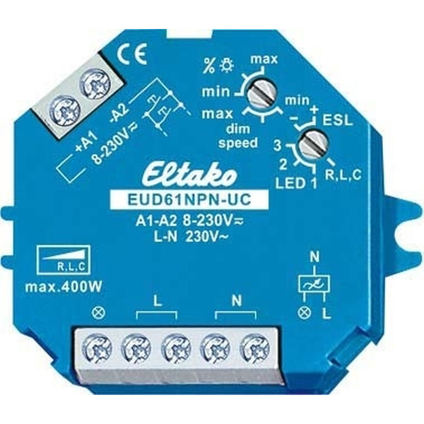 Eltako EUD61NPN-UC Stromstoß-Dimmschalter 61100801