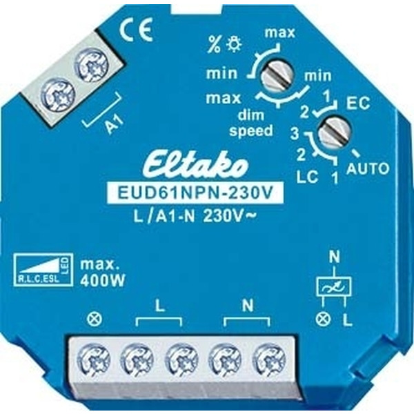 Eltako EUD61NPN-230V Stromstoß-Dimmschalter 61100802