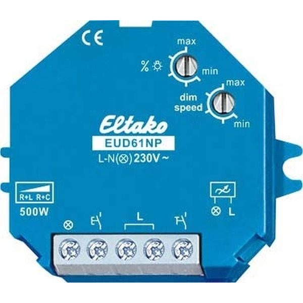 Eltako EUD61NP-230V Universal-Dimmschalter ohne N für R+L+C-Last 61100830