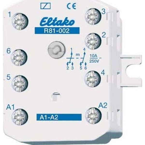 Eltako R81-002-230V Schaltrelais für Einbau/Aufputz 2U 10A 81002430