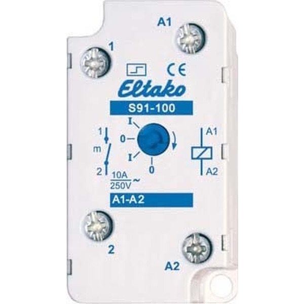 Eltako S91-100-8V Stromstoßschalter für Einbau/Aufputz 1S 10A 91100010