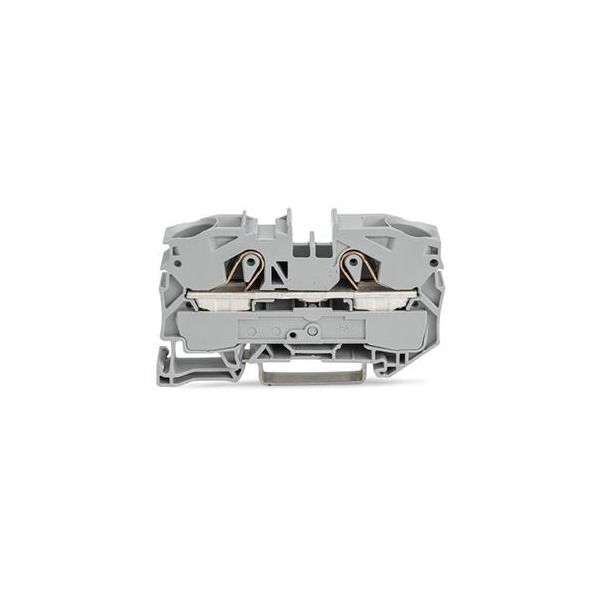 Wago 2016-1201 2-Leiter-Durchgangsklemme 16mm² für Anwendungen Ex e II geeignet grau