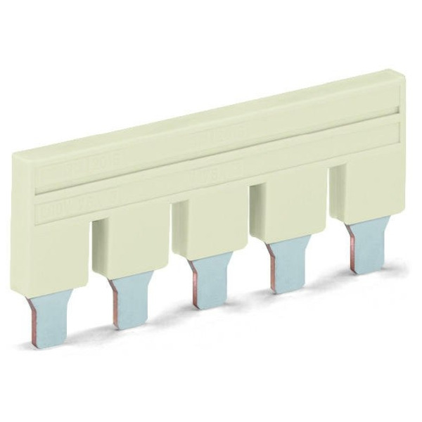 Wago 2016-405 Brücker 5-fach isoliert lichtgrau 50 Stück