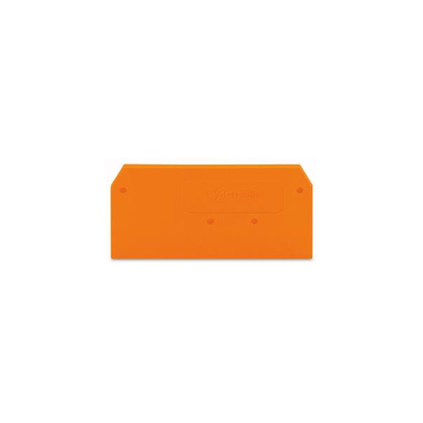 Wago 280-309 Abschluss- und Zwischenplatte 2,5mm dick orange