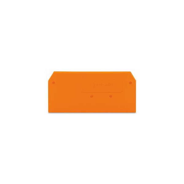 Wago 280-309 Abschluss- und Zwischenplatte 2,5mm dick orange