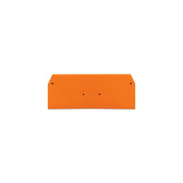 Wago 280-326 Abschluss- und Zwischenplatte 2,5mm dick orange