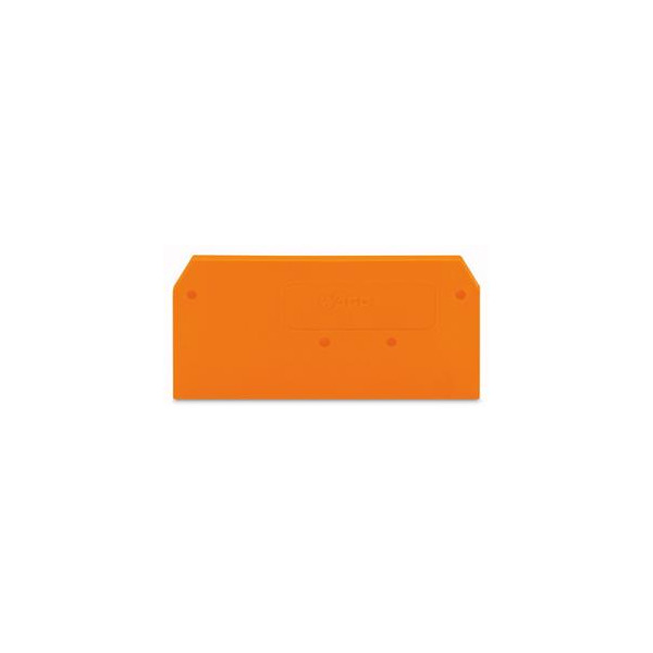 Wago 281-329 Abschluss- und Zwischenplatte 2,5mm dick orange