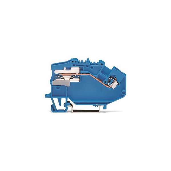 Wago 780-613 1-Leiter-N-Trennklemme 2,5mm² CAGE CLAMP® blau 50 Stück