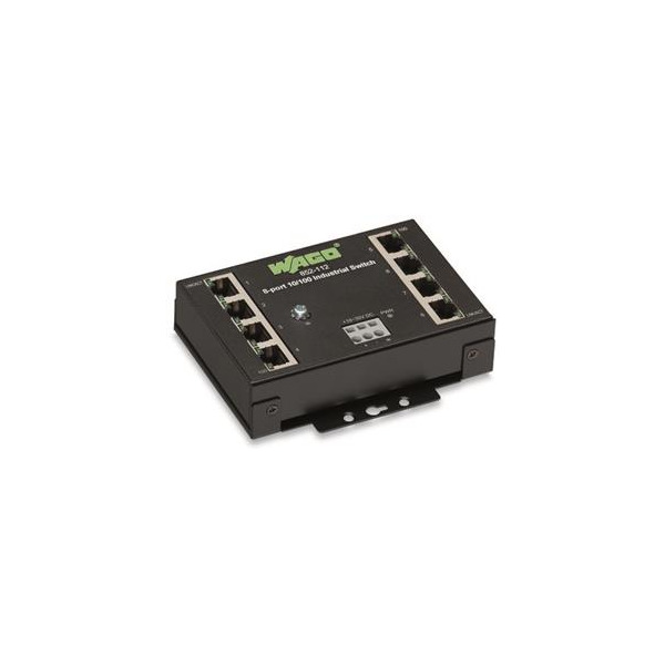 Wago 852-112 Industrial-ECO-Switch 8 Ports 100Base-TX schwarz