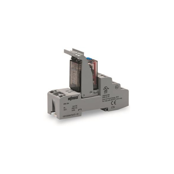 Wago 858-304 Relaismodul Eingangsnennspannung DC 24 - 4 Wechsler 5 Stück