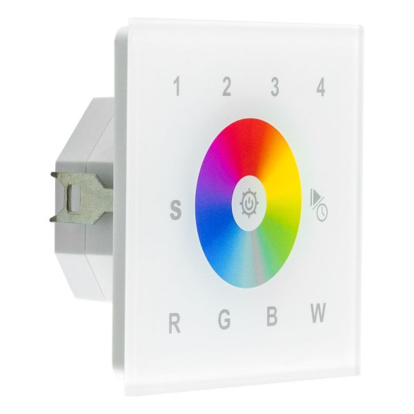 EVN DMX Wand-Control-Panel 4-Kanal reinweiß