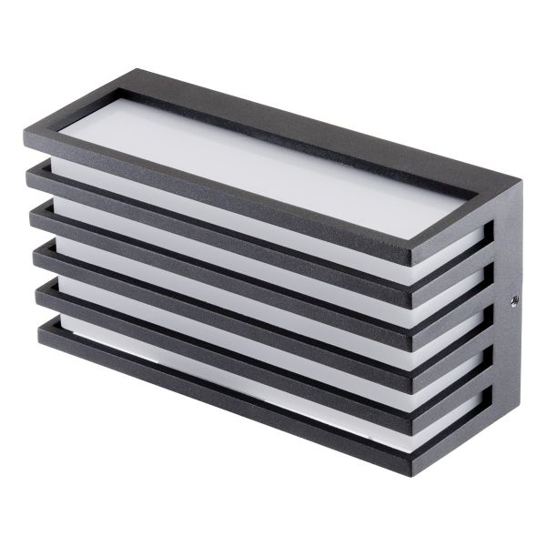 EVN LED-Wandanbauleuchte 3000K IP54 anthrazit