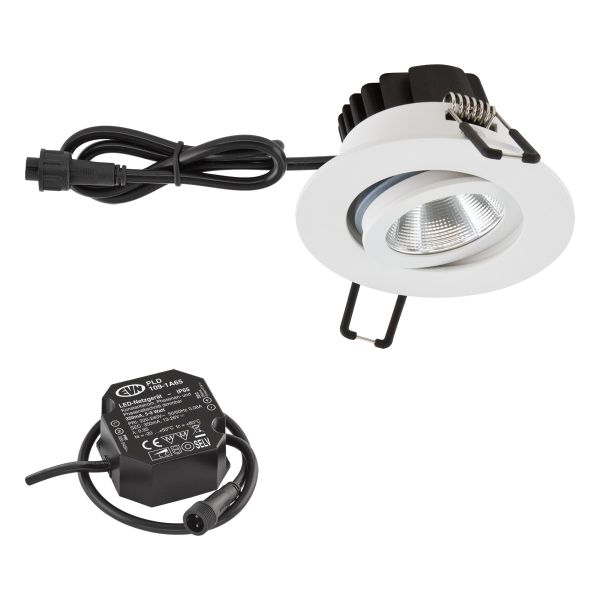 EVN P-LED Einbauleuchte 230V 3000K reinweiß