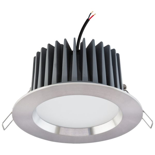 EVN P-LED Deckeneinbauleuchte 3000K rund 24VDC edelstahl