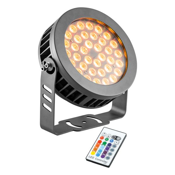 EVN LED-Fluter RGB 0,5 Meter Zuleitung anthrazit