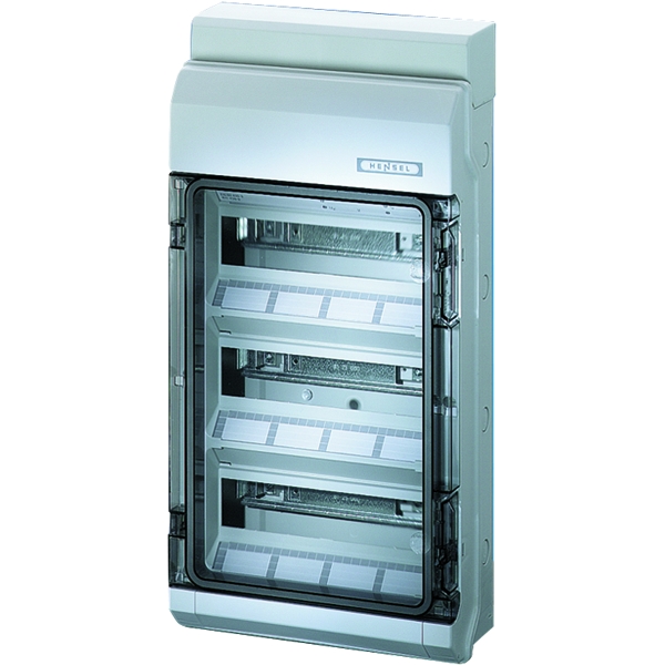 Hensel KV 9336 M KV 90-Automatengehäuse 36 Teilungseinheiten, IP 65 metr. Vorpr.