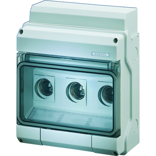 Hensel KV 9325 KV-Sicherungsgehäuse 3x25 A, Diazed (D II), E 27