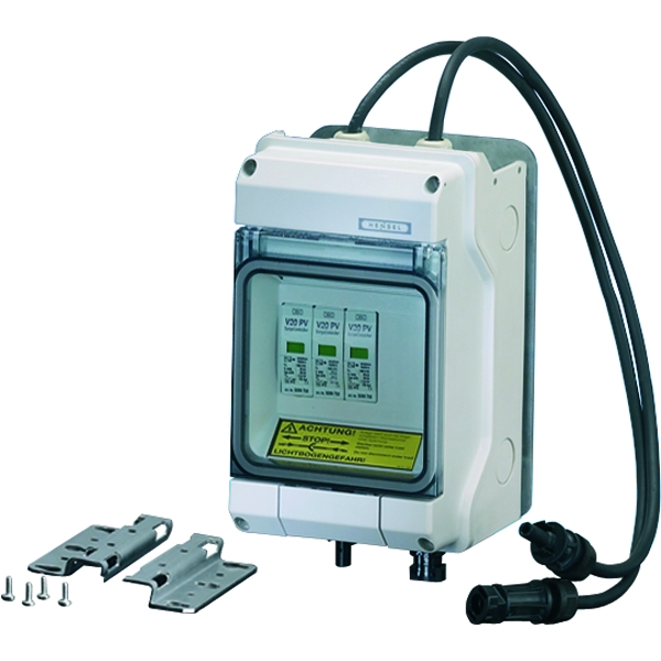 Hensel KV PV 1211 PV-Generatoranschlusskasten, mit ÜSE, 1xPV-Strang auf 1xWR-Eing.