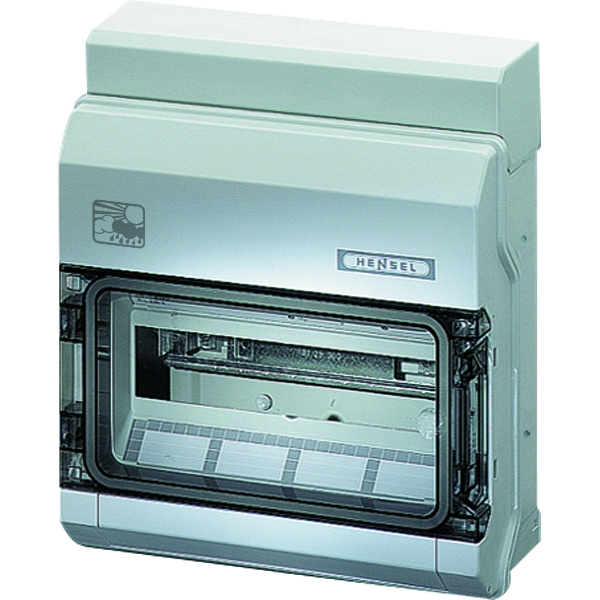 Hensel KV PC 9112 KV 90-Automatengehäuse Polycarbonat 12 Teilungseinheiten (12x18 mm), IP 65