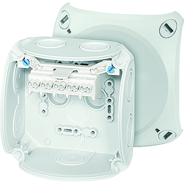 Hensel DK 0402 G Kabelabzweigkasten 1,5-2,5 qmm 4 qmm 1phasig, 5pol. Klemme