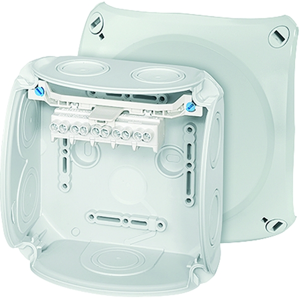 Hensel DK 0604 G Kabelabzweigkasten 1,5-4 qmm 3phasig, 6 qmm 1phasig, 5pol. Klemme