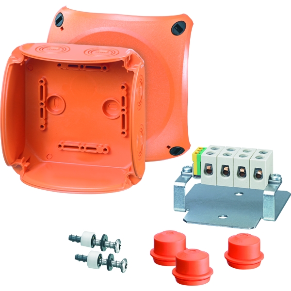 Hensel FK 0606 Kabelabzweigkasten mit Funktionserhalt, 1,5-6 qmm, 5polig, Thermoplast