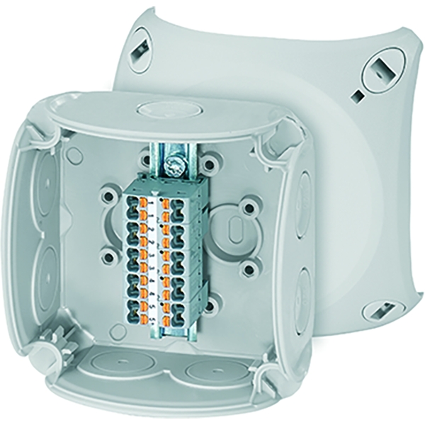 Hensel DK 0202 P Kabelabzweigkasten 1,5-2,5 qmm 5pol. Steckklemme