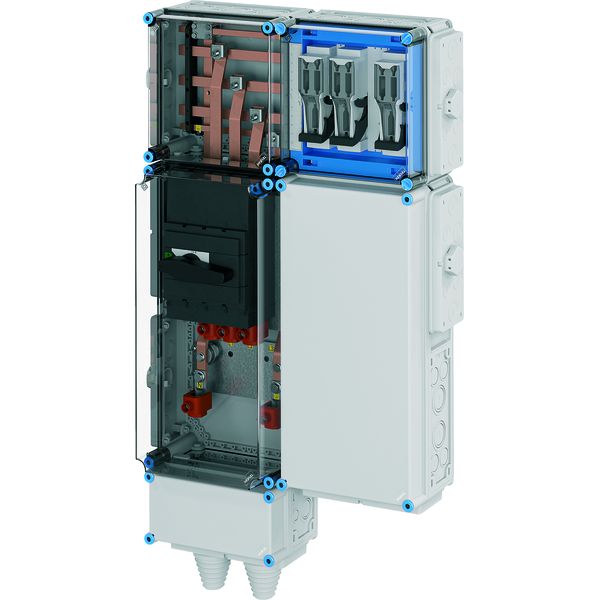 Hensel Mi EV 44kW 3000 Ladeverteiler für bis zu 3 Doppelladepunkte à 22kW