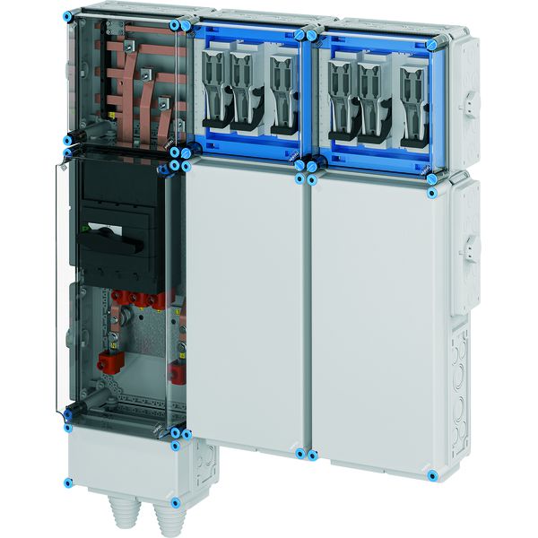 Hensel Mi EV 44kW 6000 Ladeverteiler für bis zu 6 Doppelladepunkte à 22kW