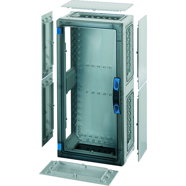 Hensel FP 0341 ENYSTAR-Leergehäuse, Einbaumaße 216x486x136mm, transparenter Tür