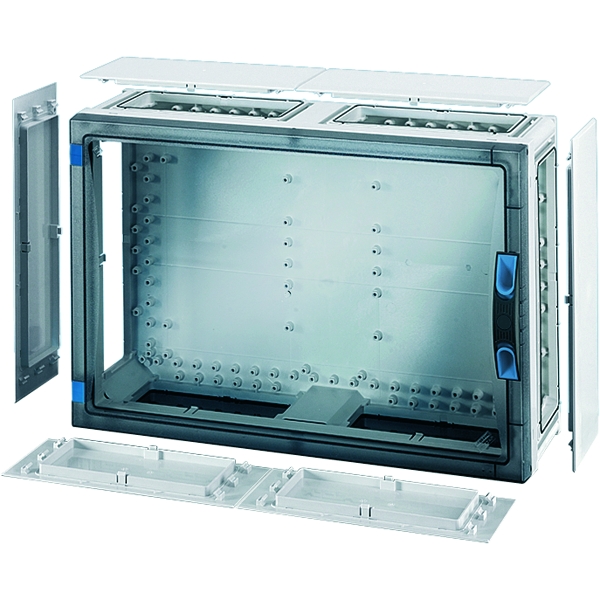 Hensel FP 0441 ENYSTAR-Leergehäuse, Einbaumaße 306x486x136mm, transparenter Tür