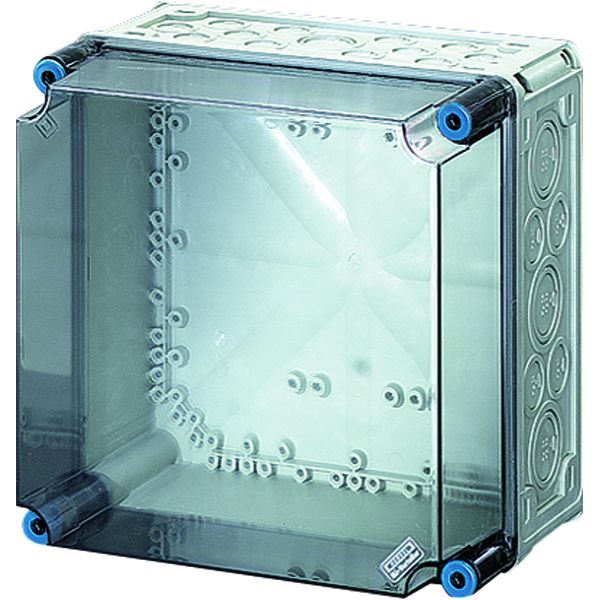 Hensel Mi 0210 Mi-Leergehäuse, Einbaumaße 275x275x191mm, transparenter Deckel