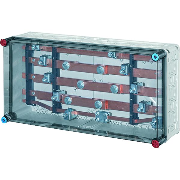 Hensel Mi 2444 Mi-Wandlergehäuse 600x300mm, Sammelschienen 400 A, 5polig