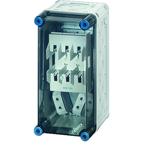 Hensel Mi 4150 Mi-NH-Sicherungsgehäuse 1xNH 00 , 3polig, 125 A + PE + N