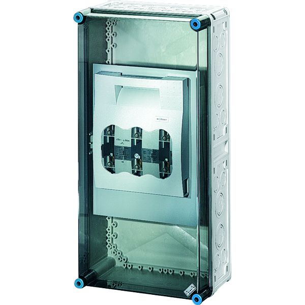 Hensel Mi 5452 Mi-NH-Sicherungslasttrennschaltergehäuse , 1xNH 2, 3pol. 400 A+PE+N