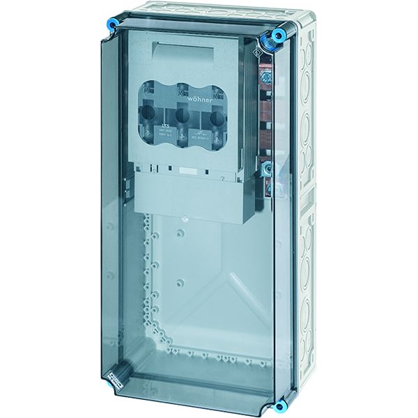 Hensel Mi 6479 Mi-NH-Sicherungslasttrennschaltergehäuse , 1xNH 1,a. Sammels., 630A, 5polig