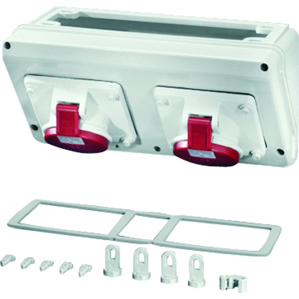 Hensel Mi CB 11 Mi Connection Box, 2x CEE 16A, 5p., 400V, 6h