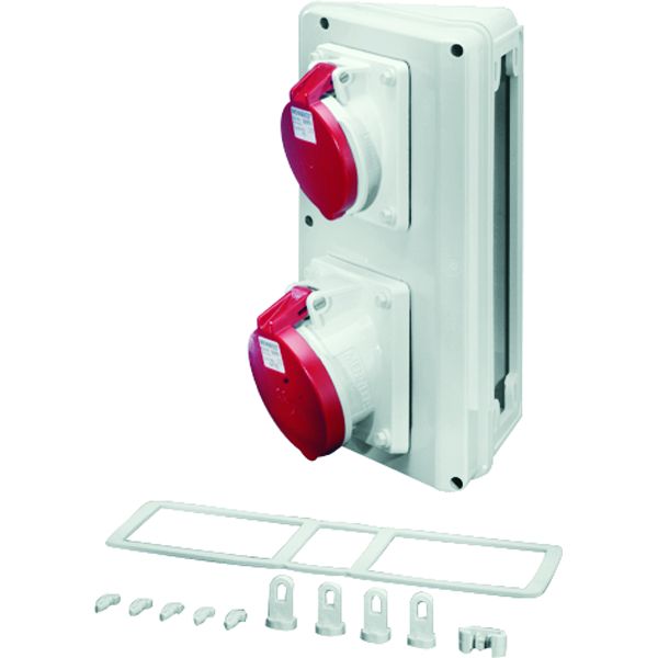 Hensel Mi CB 15 Mi Connection Box, CEE 32A, + CEE 63A, 5p., 400V, 6h