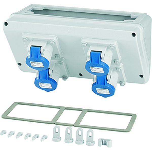 Hensel Mi CB 19 Mi Connection Box, 4x CEE 16A, 3p., 230V