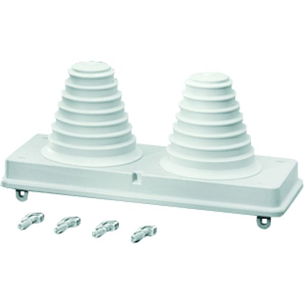Hensel Mi FP 72 Kabeleinführungsflansch 2x 30 bis 72 mm Durchmesser