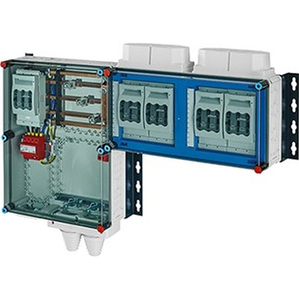 Hensel Mi HV 9154 S Mi-Hauptleitungsverteiler 4x3xNH 00 , 125 A, 5polige Sammelschiene 250 A
