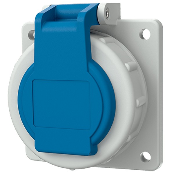 Mennekes 17002 Anbaudose Schuko 16A 2p+E 230V IP68 BL