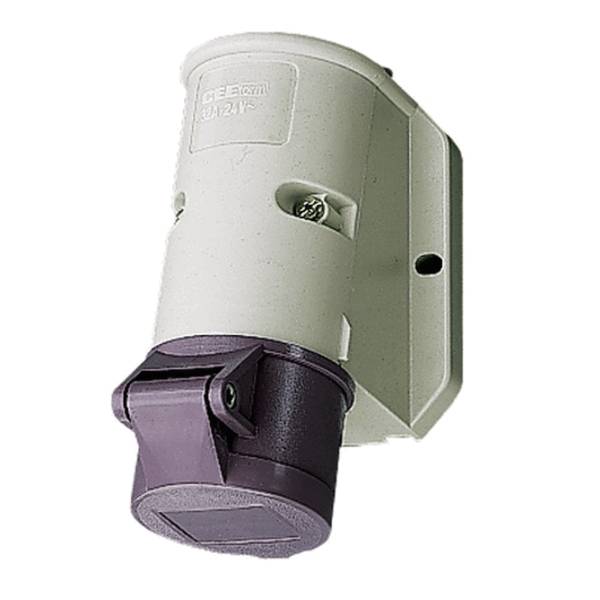 Mennekes 1825 Wanddose 16A 2p 0h Kleinspannung IP44