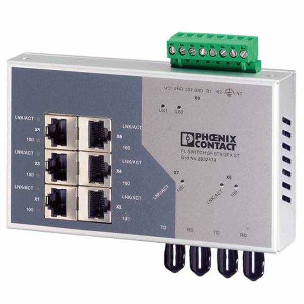Mennekes 25041 FL Switch SF 6TX/2FX ST